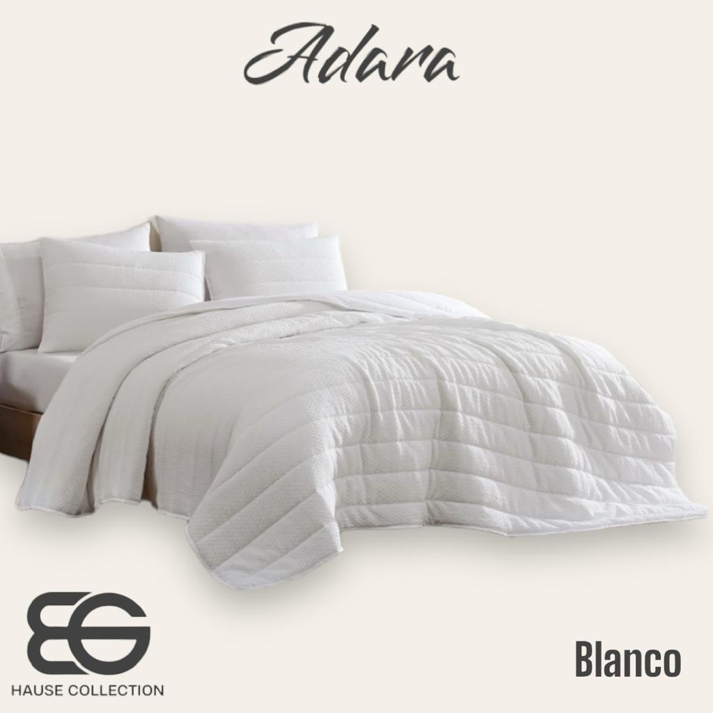 Edredón ligero Adara set 3 piezas Blanco