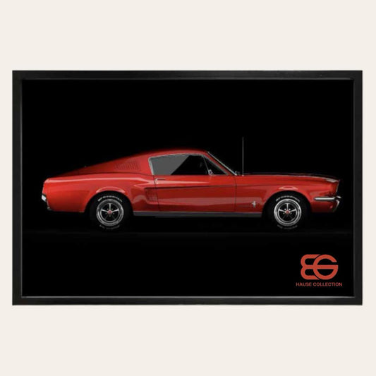 Cuadro Mustang Rojo