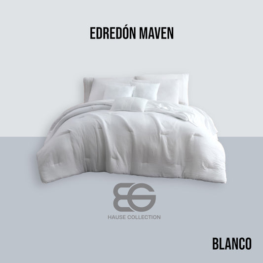 Edredón Maven Blanco set de 10 piezas