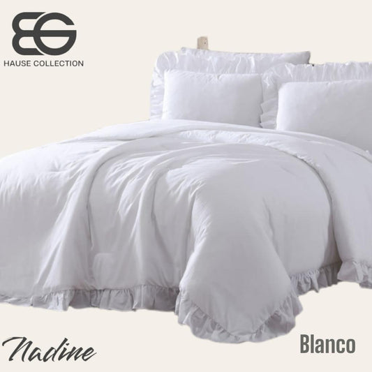 Edredón Nadine set de 3 piezas Blanco